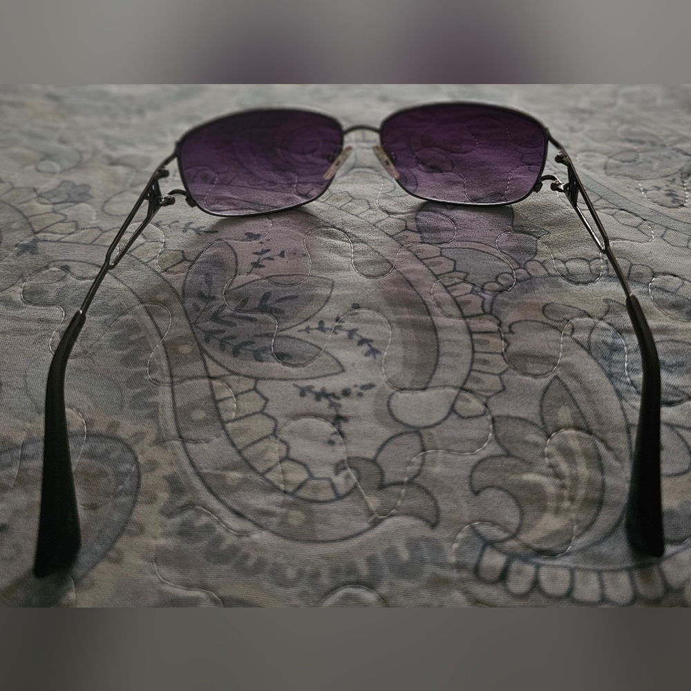 Michael Kors M2025S Purple Aviator Sunglasses - Picture 6 of 8